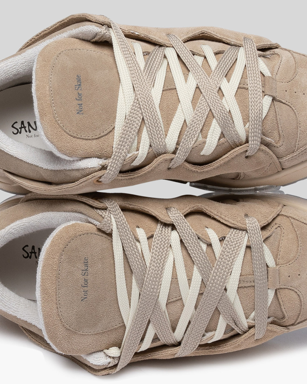 SANTHA: SANTHA MODEL 1 SUEDE LIGHT SAND